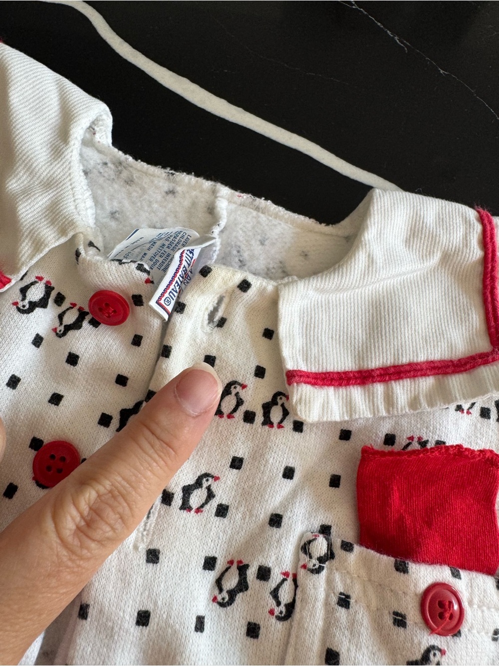 Vintage Penguin Baby Romper - Picture 2 of 7